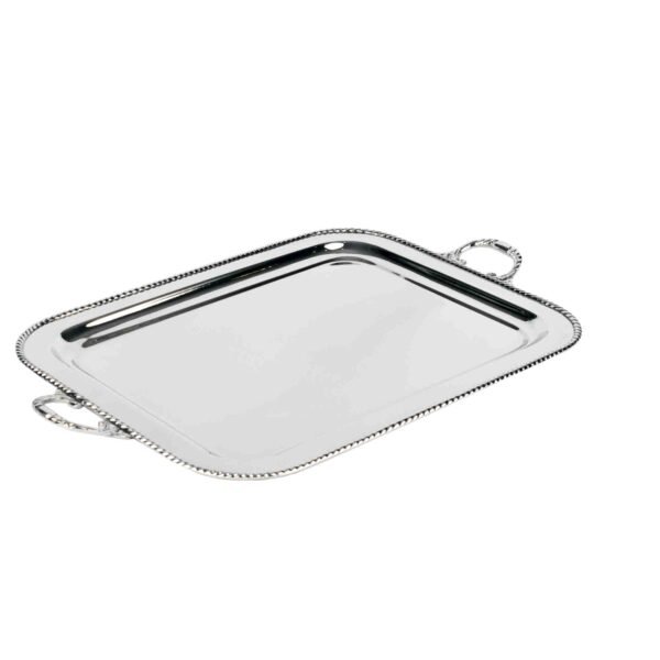 RECT TRAY SILVER SIZE 30*40 CM CORE MODEL