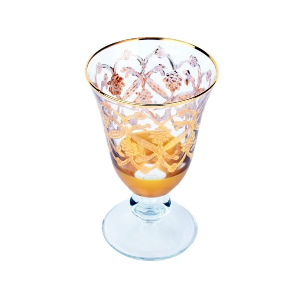 6 Pcs Juice Glass Gold Color - Image 2