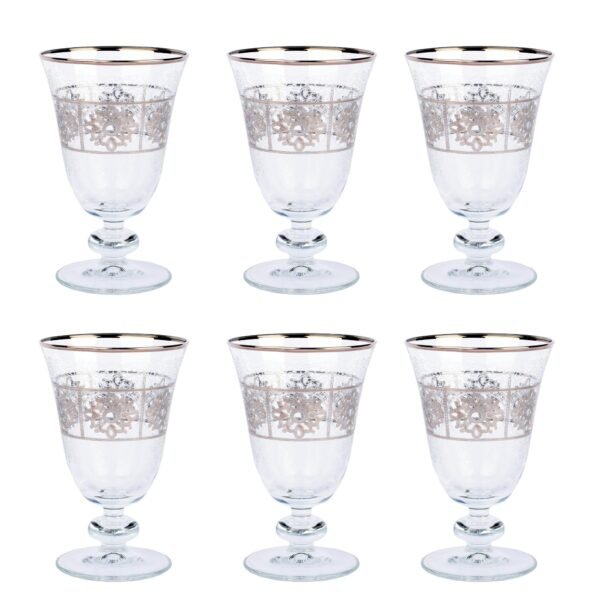 6 Pcs Juice Glass Gold Color