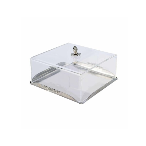 ⁦Squire English Cake Tray Silver SMALL Size⁩ - الصورة ⁦2⁩