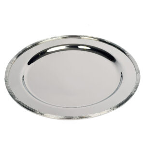 تحت الصحن نيكل موديل ريبون لون فضي