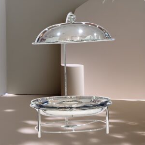 سخان مدور مقاس كبير لون فضي